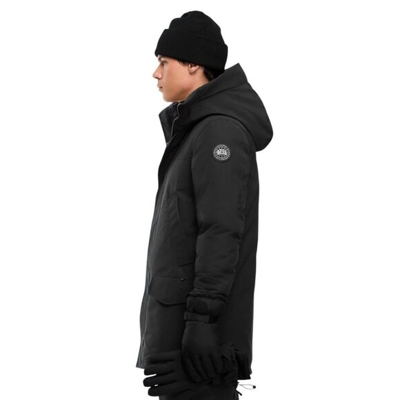 Canada Goose Langford Parka Black Label 2062MB Black Jacket Coat Men's XS New - Picture 8 of 16